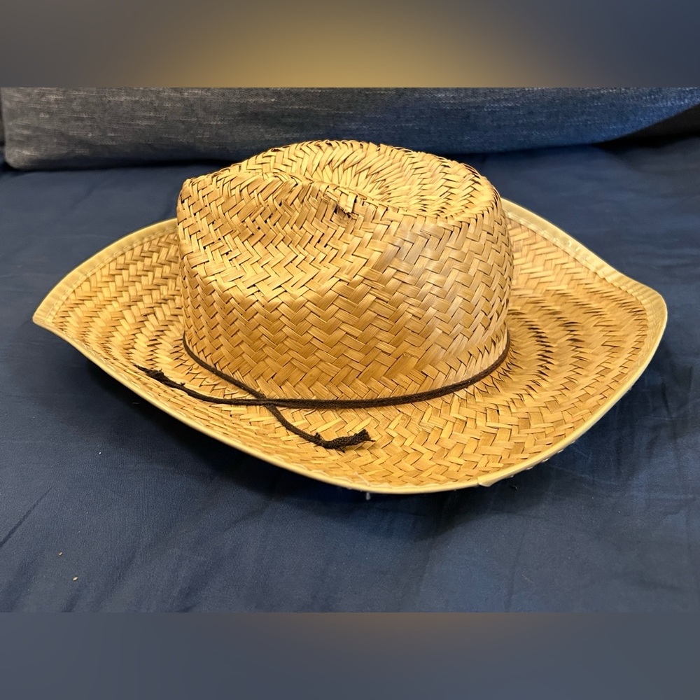 Woven Straw Hat CHILD SIZE Cowboy Wéstern Sombrero Boy Kid Made In Mexico